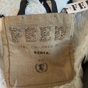 Unique and rare. NWT Feed2Kenya Fair Trade bag